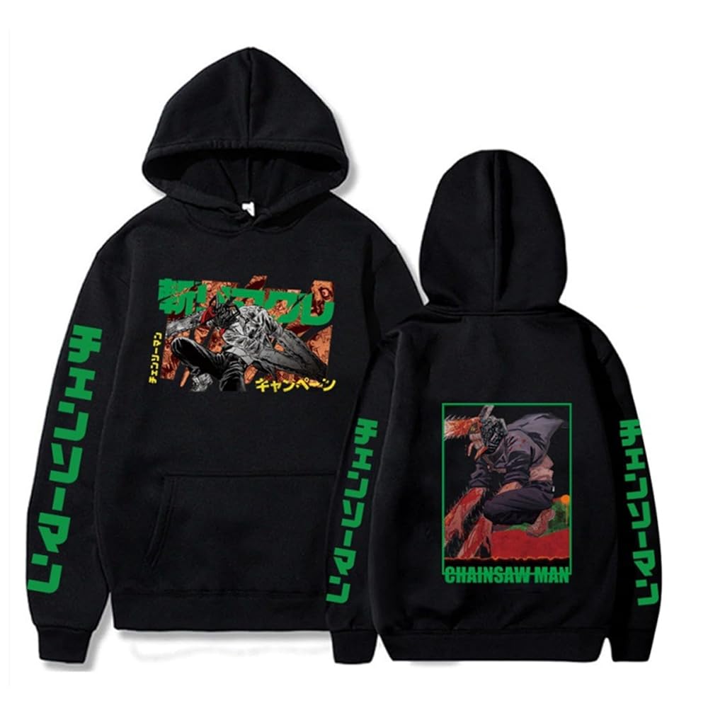 Amazon.com: GO2COSY Anime Chainsaw Man Hoodie Jacket